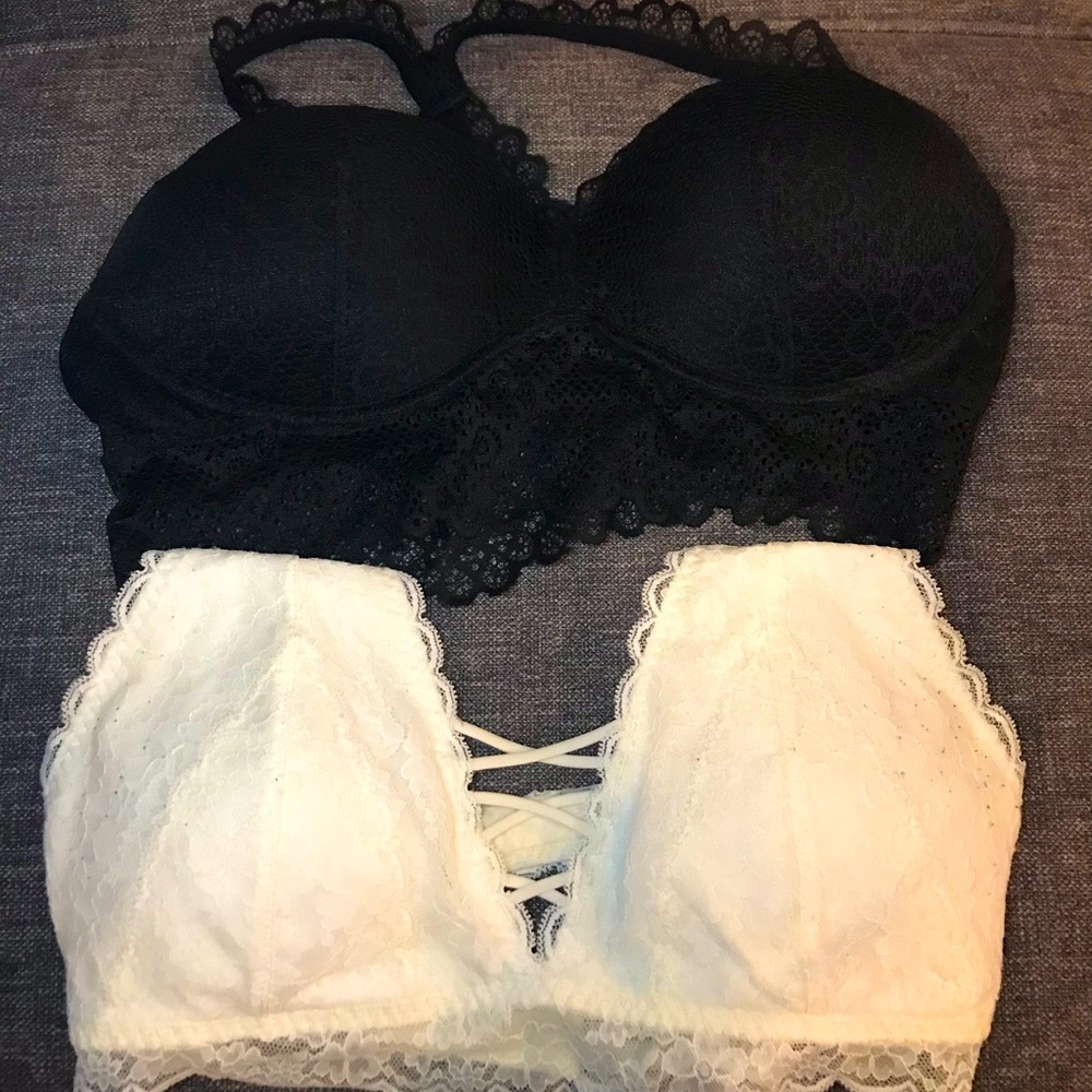 2 Gilly Hicks Bralettes size medium. 1 NWOT and 1 preowned.